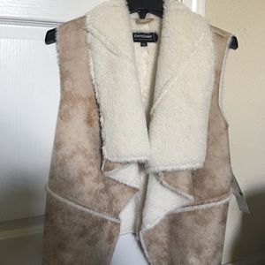 Coffee Shop Suede Vest